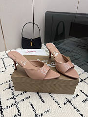 Christian Louboutin Miss Z Mule 100 mm Mules Patent Blush  - 1