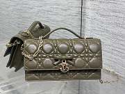 Dior My Mini Bag khaki Cannage Lambskin 21x11.5x4.5cm - 1