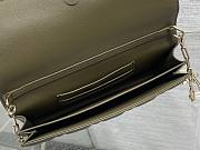 Dior My Mini Bag khaki Cannage Lambskin 21x11.5x4.5cm - 5