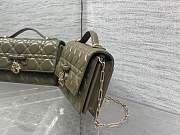 Dior My Mini Bag khaki Cannage Lambskin 21x11.5x4.5cm - 2