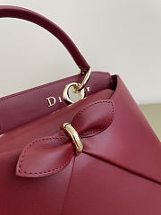 Dior Cigale Bag Shiny Red 28x10x22cm - 5