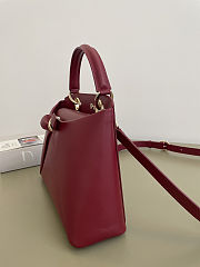 Dior Cigale Bag Shiny Red 28x10x22cm - 4
