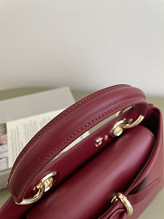 Dior Cigale Bag Shiny Red 28x10x22cm - 2