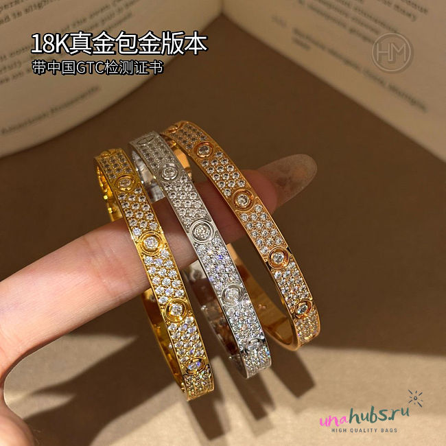 Cartier Love bracelet diamonds - 1