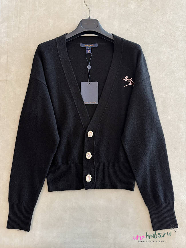 Louis Vuitton Signature Jewel Button Cardigan - 1