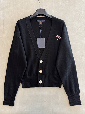 Louis Vuitton Signature Jewel Button Cardigan