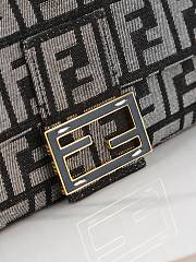 Fendi Baguette Blue 26x6x13cm - 4
