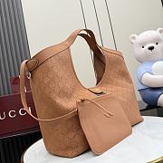 Gucci Giglio large tote bag Dark beige 40x54x46x16cm - 3