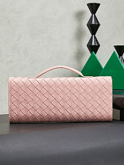 Bottega Veneta Andiamo Clutch pink Leather - 31*13*3cm - 4