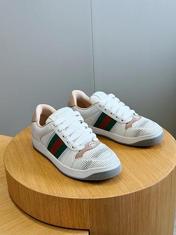 Gucci White Screener sneakers