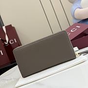 Gucci Bi-color GG Marmont zip around wallet Dark taupe - 3