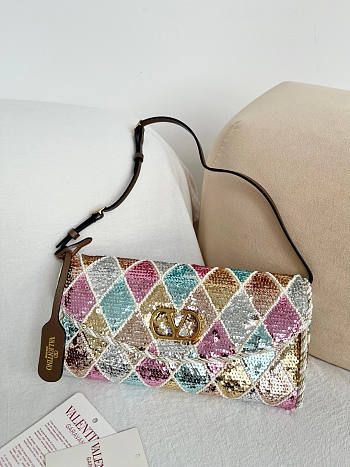 Valentino Devain Small Shoulder Bag Rhombelle 23.5x12x3cm
