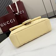 Gucci GG Marmont small shoulder bag light yellow 22x12.5x6cm - 5