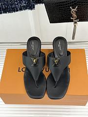 Louis Vuitton Mare Thong Black 4.5cm - 3