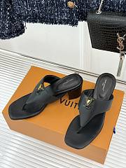 Louis Vuitton Mare Thong Black 4.5cm - 2