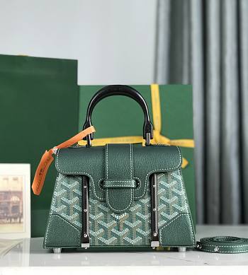 Goyard Iridescent Saigon Pearly Green 21x14x8.5cm