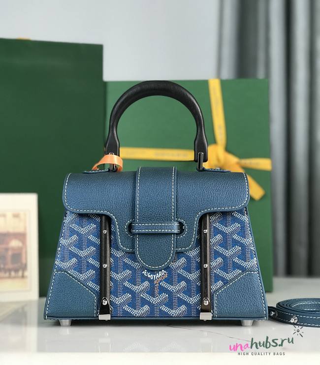 Goyard Iridescent Saigon Pearly Blue 21x14x8.5cm - 1