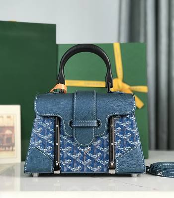Goyard Iridescent Saigon Pearly Blue 21x14x8.5cm