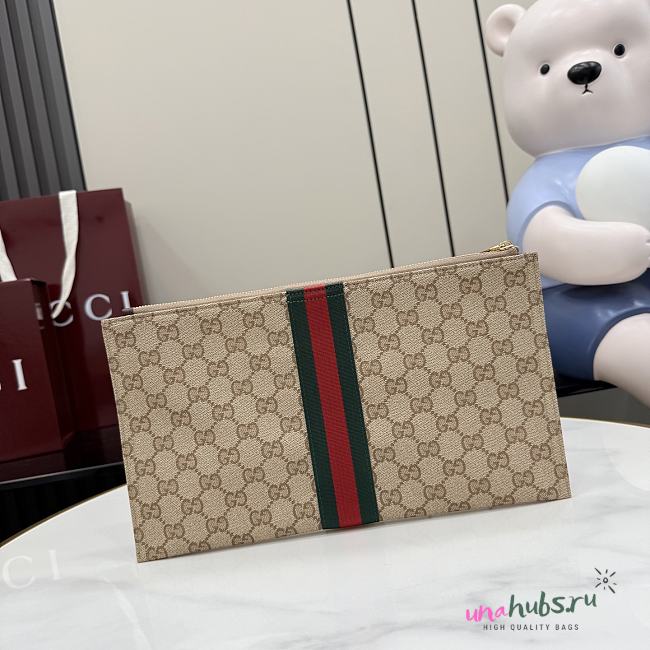 Gucci Large pouch with Web 30x9cm - 1