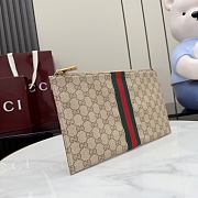Gucci Large pouch with Web 30x9cm - 3
