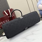 Gucci Borsetto large boston bag Grey and black 38.5x12.5x13cm - Unahubs  - 2