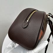 Burberry medium check-pattern tote bag brown 33.5x12.5x17cm - 5