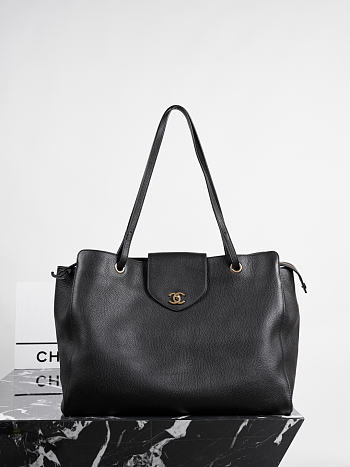Chanel Large shopping bag Calfskin Caviar & Gold 46x36x20cm