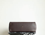 Chanel Large shopping bag Calfskin brown & Gold 46x36x20cm - 4