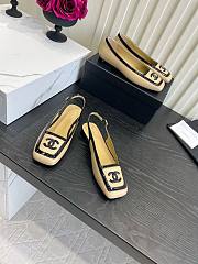 Chanel Low Heeled Slingbacks in Lambskin - 1