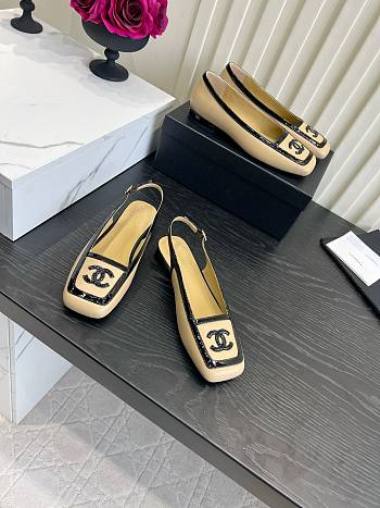 Chanel Low Heeled Slingbacks in Lambskin