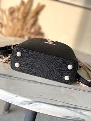 Louis Vuitton Capucines Mini Black 21x14x8cm - 4
