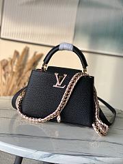 Louis Vuitton Capucines BB Black 27x19x8cm - 1