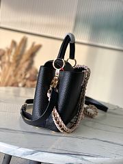 Louis Vuitton Capucines BB Black 27x19x8cm - 2