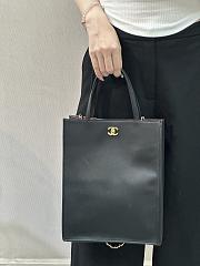 Chanel Small Shopping Bag Calfskin gold 28.5x23.5x9.5cm - 2