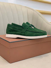 Loro Piana Green Loafer - 4