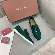Loro Piana Green Loafer - 2