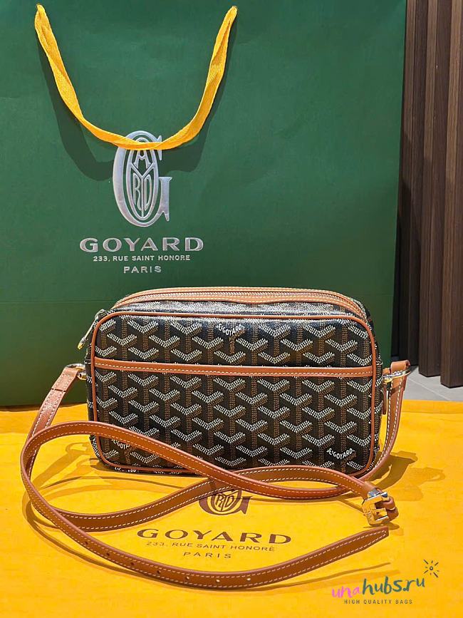 Goyard Cap-Vert PM Bag Brown 22x13x6.5cm - 1