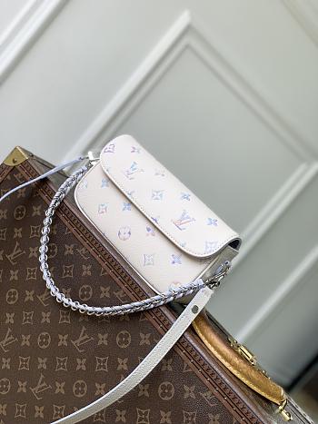 Louis Vuitton Wallet On Chain Ivy Link Quartz 23.5x12x4.3cm