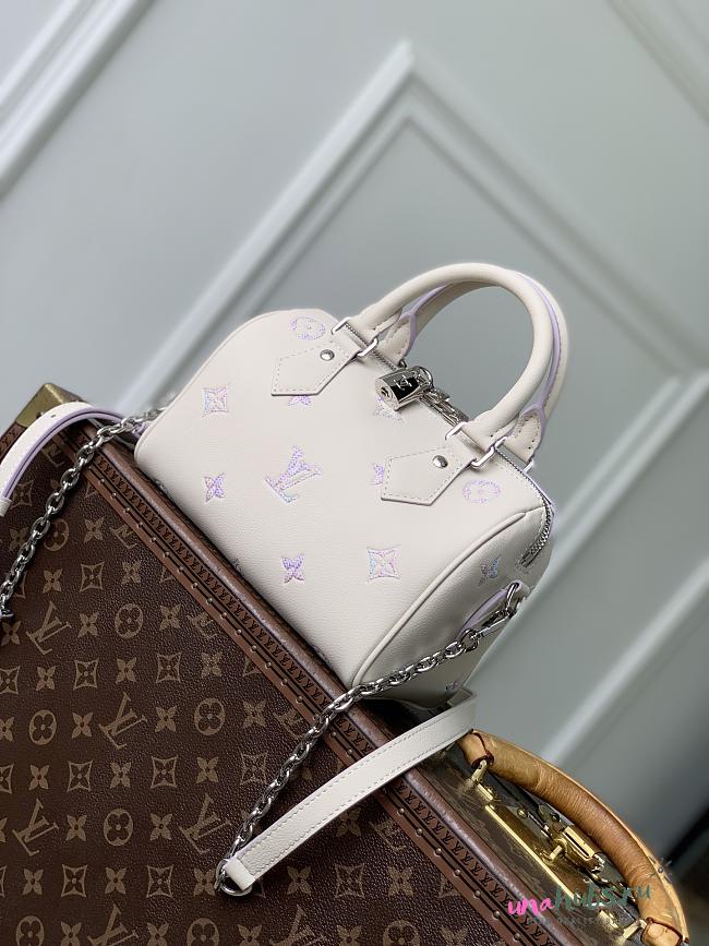Louis Vuitton Speedy Bandoulière 20 Link Quartz 20.5x13.5x12cm - 1