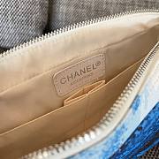 Chanel Canvas Square Quilted Surf Flap Multicolor 25x15cm - 5