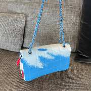 Chanel Canvas Square Quilted Surf Flap Multicolor 25x15cm - 2