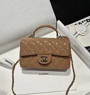 Chanel Top Handle Caramel patent 20cm - 1