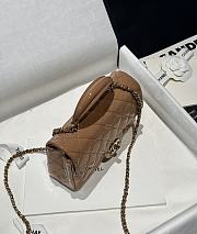 Chanel Top Handle Caramel patent 20cm - 3