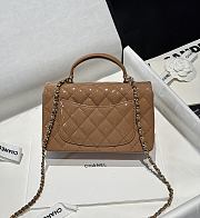 Chanel Top Handle Caramel patent 20cm - 2