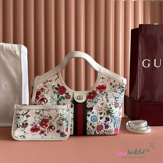Gucci Giglio small tote bag White 25x20x15cm - 1