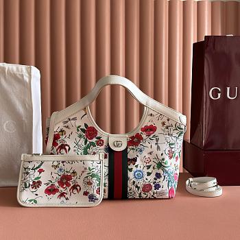 Gucci Giglio small tote bag White 25x20x15cm