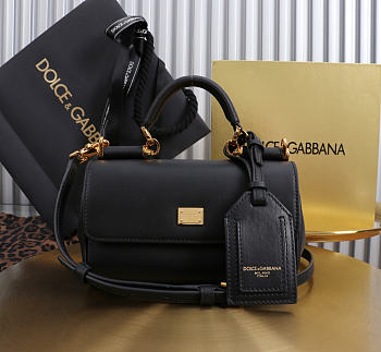 Dolce & Gabbana Mini My Sicily handbag black 19x12x8.5cm