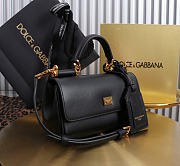 Dolce & Gabbana Mini My Sicily handbag black 19x12x8.5cm - 3