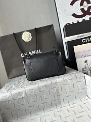 Chanel 26B Maxi mini Black Silver 20x13x6cm - 5
