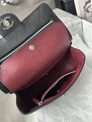 Chanel 26B Maxi mini Black Silver 20x13x6cm - 4